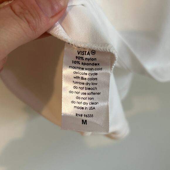 Susana Monaco White Essential String Top - Women's Medium - Picture 5 of 5